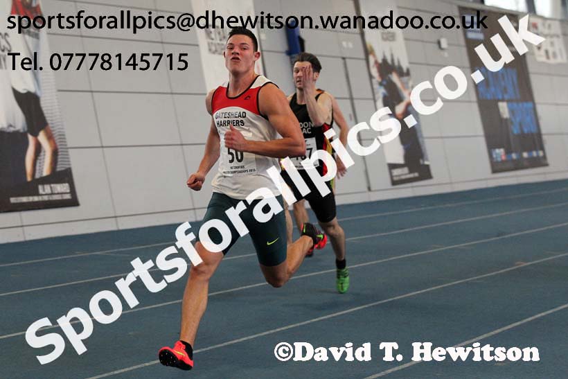 60 metres, North Eastern Indoor Champs. Photo: David T. Hewitson/Sports for All Pics